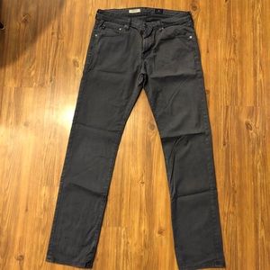 AG Gray Matchbox Slim Straight size 33